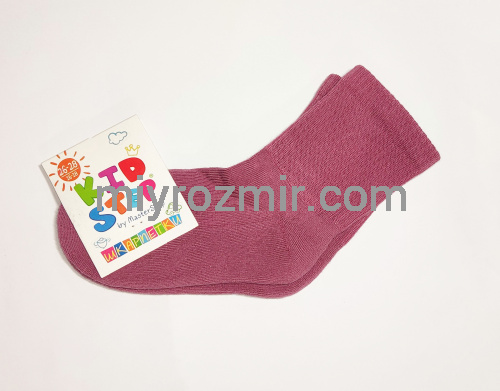 Master Step KidStep 0430 однотонні дитячі шкарпетки з махровою стопою