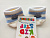 Дитячі махрові кольорові пінетки на новонароджених малюків з малюнком KidStep 0502 Айворі 6-8