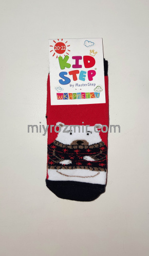 Master Step KidStep 849 РІЗНІ МАЛЮНКИ Махрові теплі дитячі шкарпетки з новорічними малюнками Master Step KidStep 849 РІЗНІ МАЛЮНКИ Махрові теплі дитячі шкарпетки з новорічними малюнками