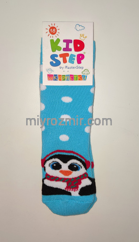 Махрові дитячі зимові шкарпетки з пінгвінчиками Kid Step 052 фото 4