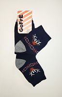 Махрові теплі середні шкарпетки з оленем Gofre 250