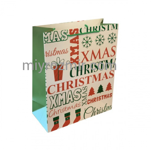 Пакет "Merry xmas" 31*26*12см