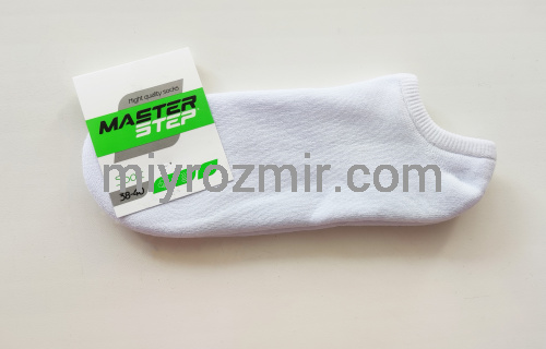 РІЗНІ КОЛЬОРИ Однотонні теплі короткі махрові шкарпетки без малюнку Master Step Sport 0500 фото 5