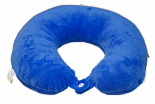 Подушка дорожна для подорожей блакитна
