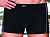 Однотонні чоловічі труси без малюнку, шорти, модал, Fuko UB 7869 Розмір XL Чорний
