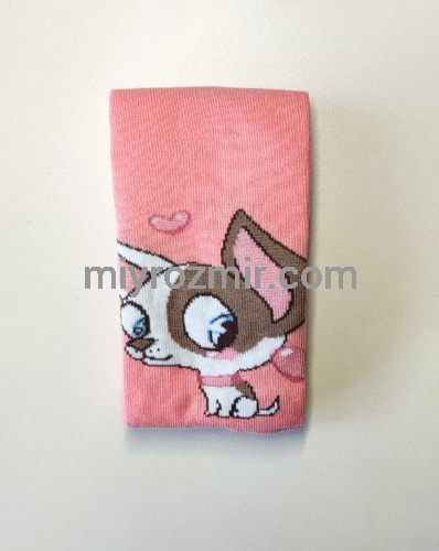 Master Step KidStep 5001 рожеві прикольні бавовняні колготи з малюнком Master Step KidStep 5001 рожеві прикольні бавовняні колготи з малюнком