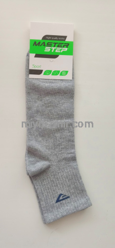Чоловічі спортивні однотонні шкарпетки з широкою резинкою Master Step 322 фото 6