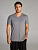 Чоловіча світло-сіра бавовняна футболка без малюнку MSH 011/004 Ellen Розмір S