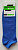 Сині однотонні без малюнку короткі бавовняні шкарпетки унісекс Master 329 Розмір 43-45