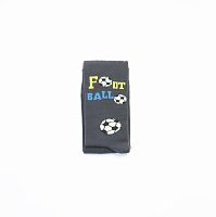 Gofre 400 темно-сірі бавовняні колготи з малюнком футбольного м'яча