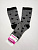 Темні махрові жіночі шкарпетки з сердечками Master Step 2532 35-37 Сірі