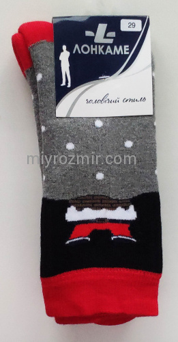 Шкарпетки новорічні махра Лонкаме 3065 фото 6