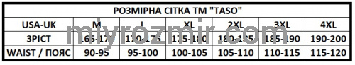 Однотонні чоловічі труси шорти бавовна TASO 5532 фото 8