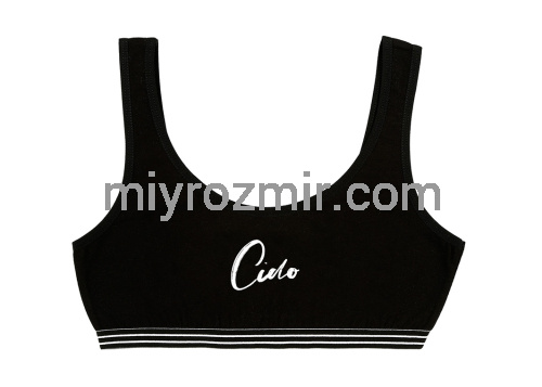 Donella 8971SZ жіночий чорний топ на широких бретелях фото 6