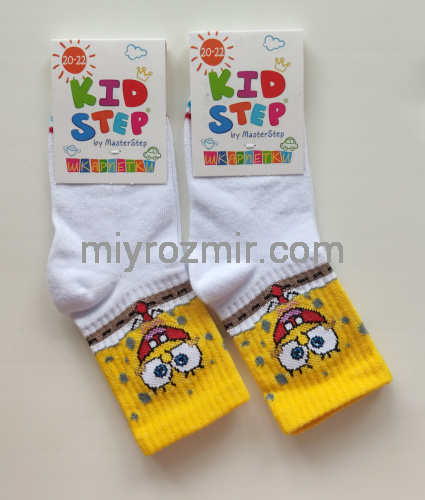 Дитячі бавовняні шкарпетки Губка Боб  Master Step 005 фото 8
