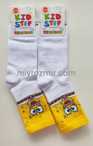 Дитячі бавовняні шкарпетки Губка Боб  Master Step 005 фото 16