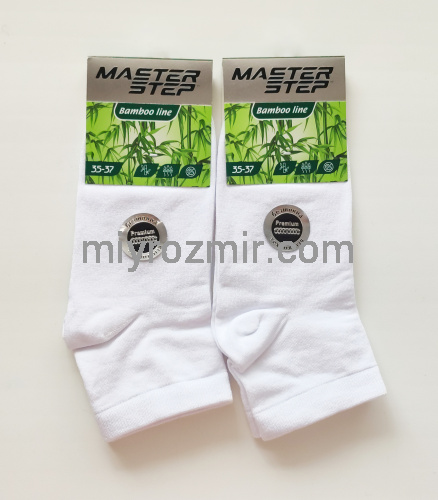 РІЗНІ КОЛЬОРИ Бамбукові шкарпетки однотонні без малюнку Master Step 780 / 3820 фото 5