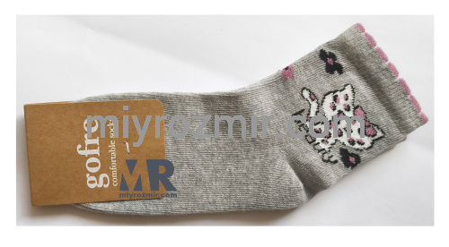 Gofre 315 прикольні дитячі шкарпетки з котиком 