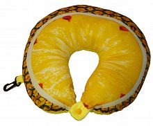 Подушка на шию туристична для подорожей ананас