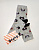 Сірі жіночі середні шкарпетки з прикольними малюнками Gofre 206 Коти 23-25